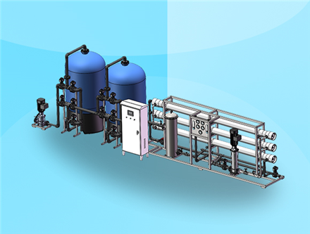 12吨/时反渗透设备 漯河纯水设备生产厂家 12吨每小时纯水设备
