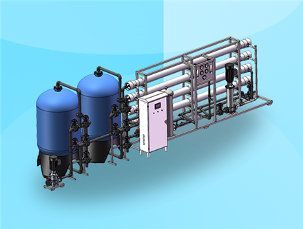 16吨/时反渗透设备 海西州纯水设备生产厂家 16吨每小时纯水设备